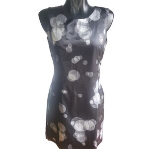 Bianca Nygard Black Sleeveless Dress With Silver Dotted Pattern 8